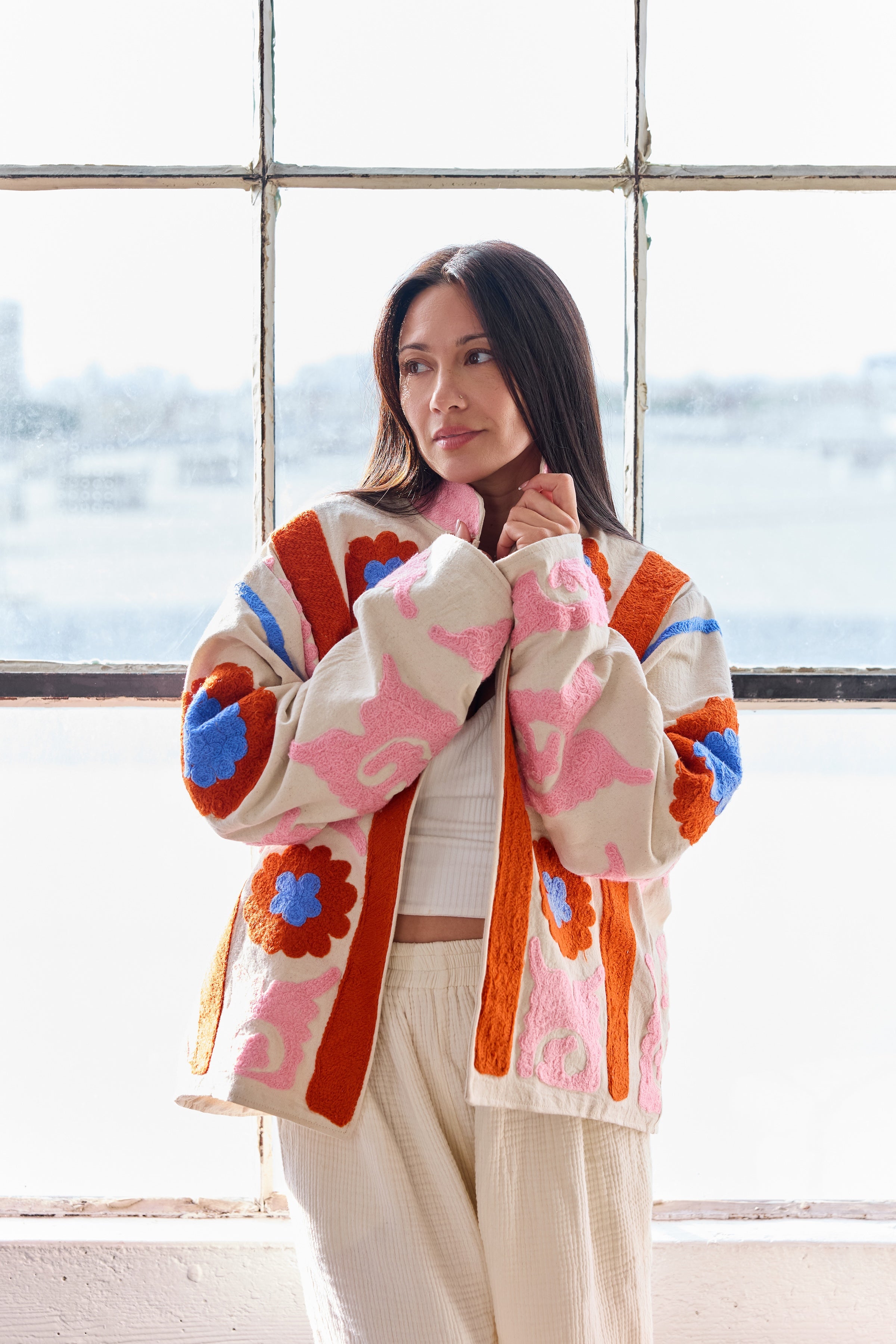 Embroidered Suzani Jacket – Good Karma