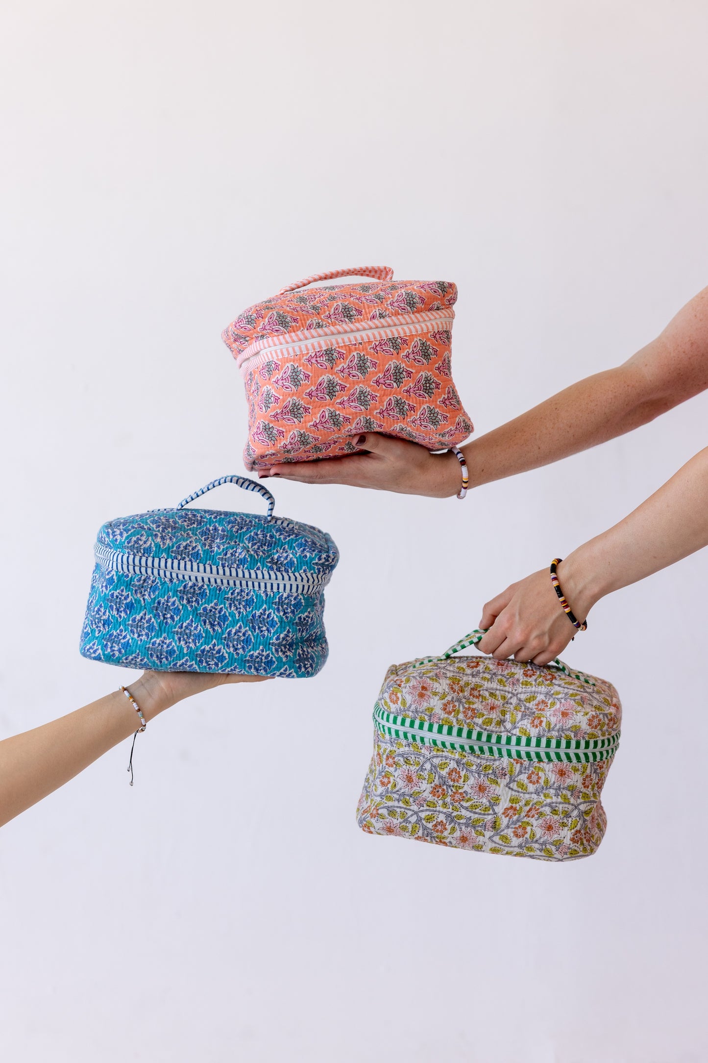 Quilted Makeup Bag