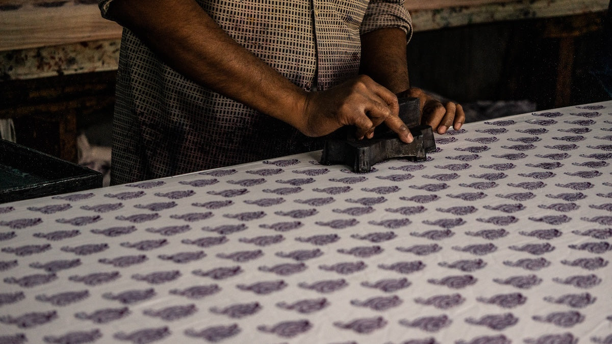 What is Indian Hand Block Printing?