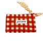 Small Zip Pouch with Bow