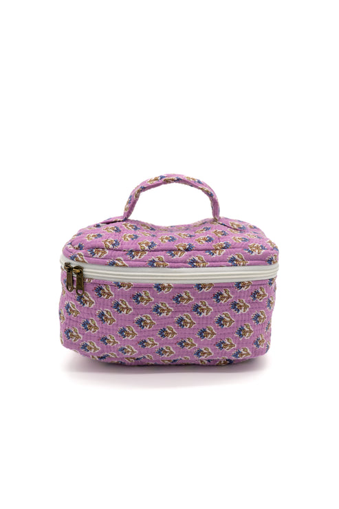 Soft Quilted Makeup Bag Mini