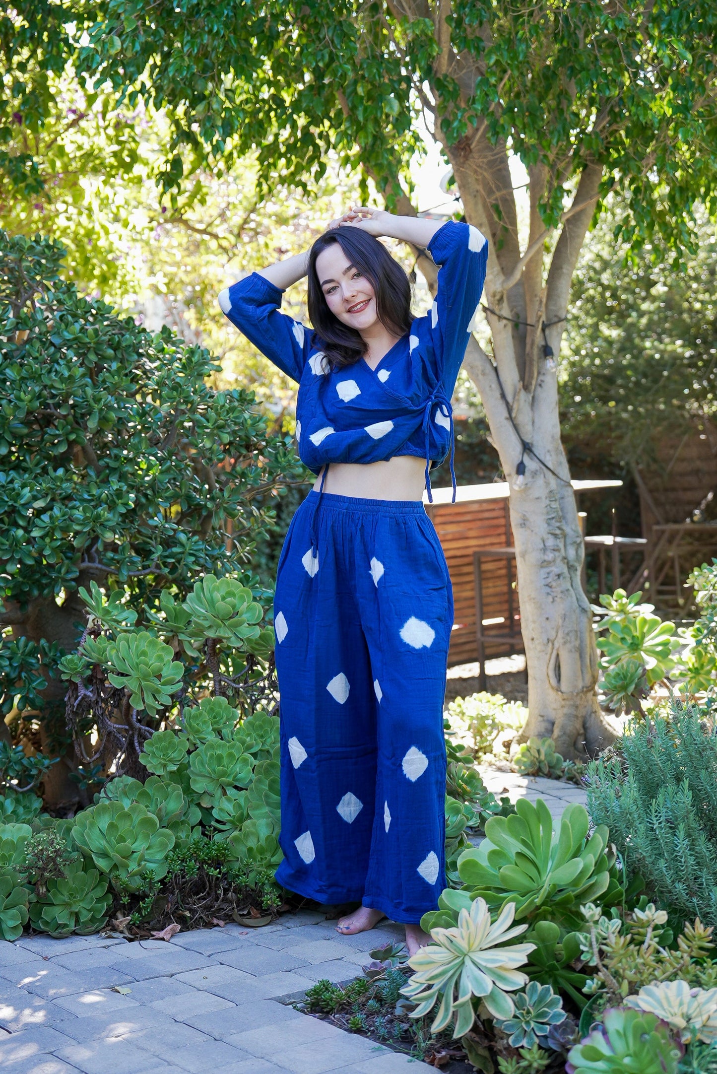 Tie Dye Gauze Wrap Pant — view 2