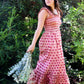 The Tia ruffle-strap tiered dress