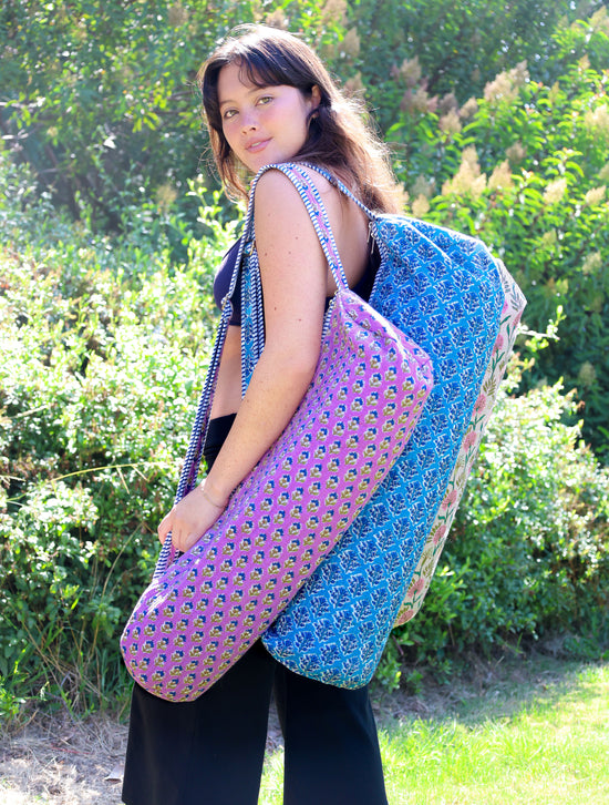 Quilted Yoga Bag