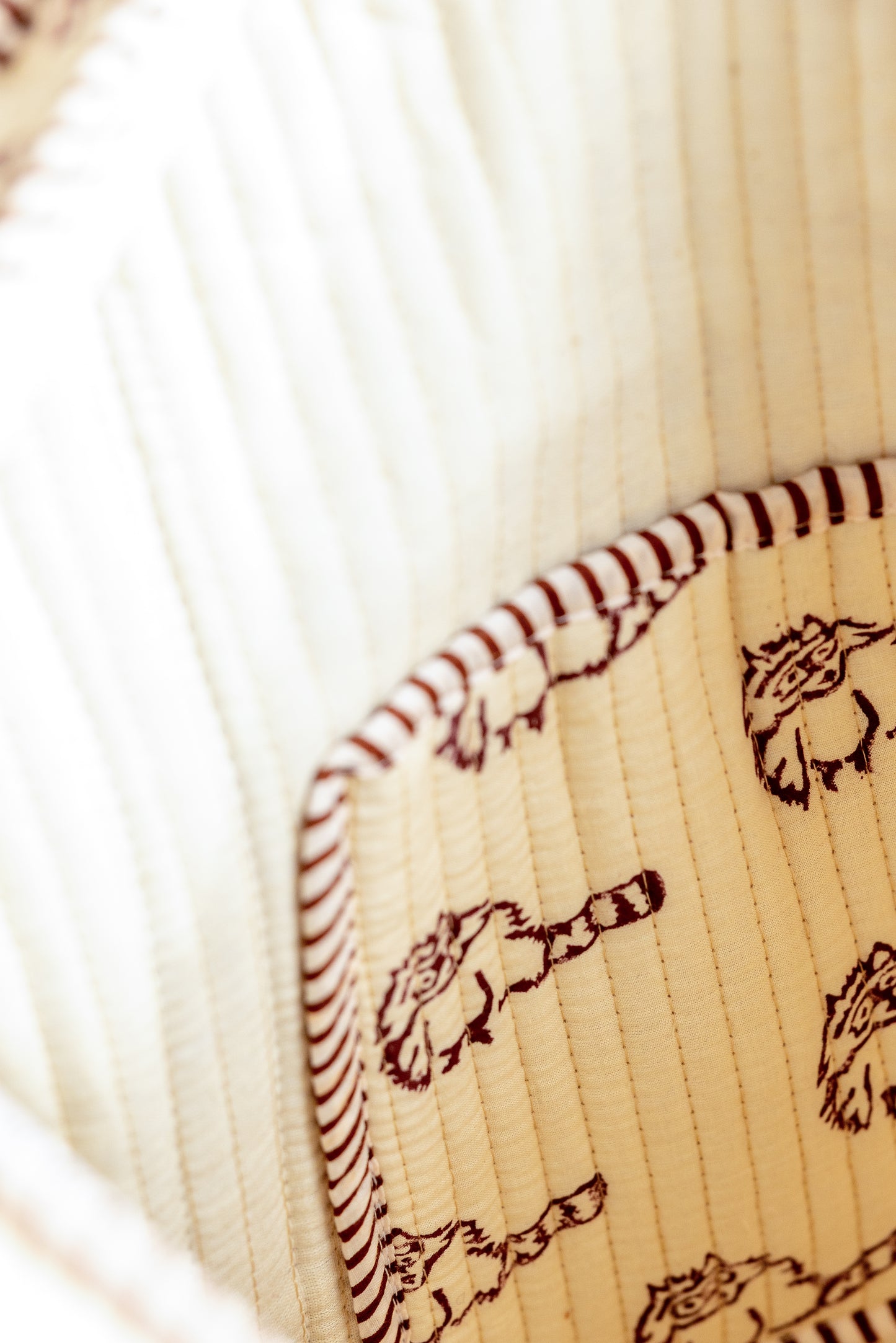Limited Edition Hand Stamped Raccoon Tote Bag