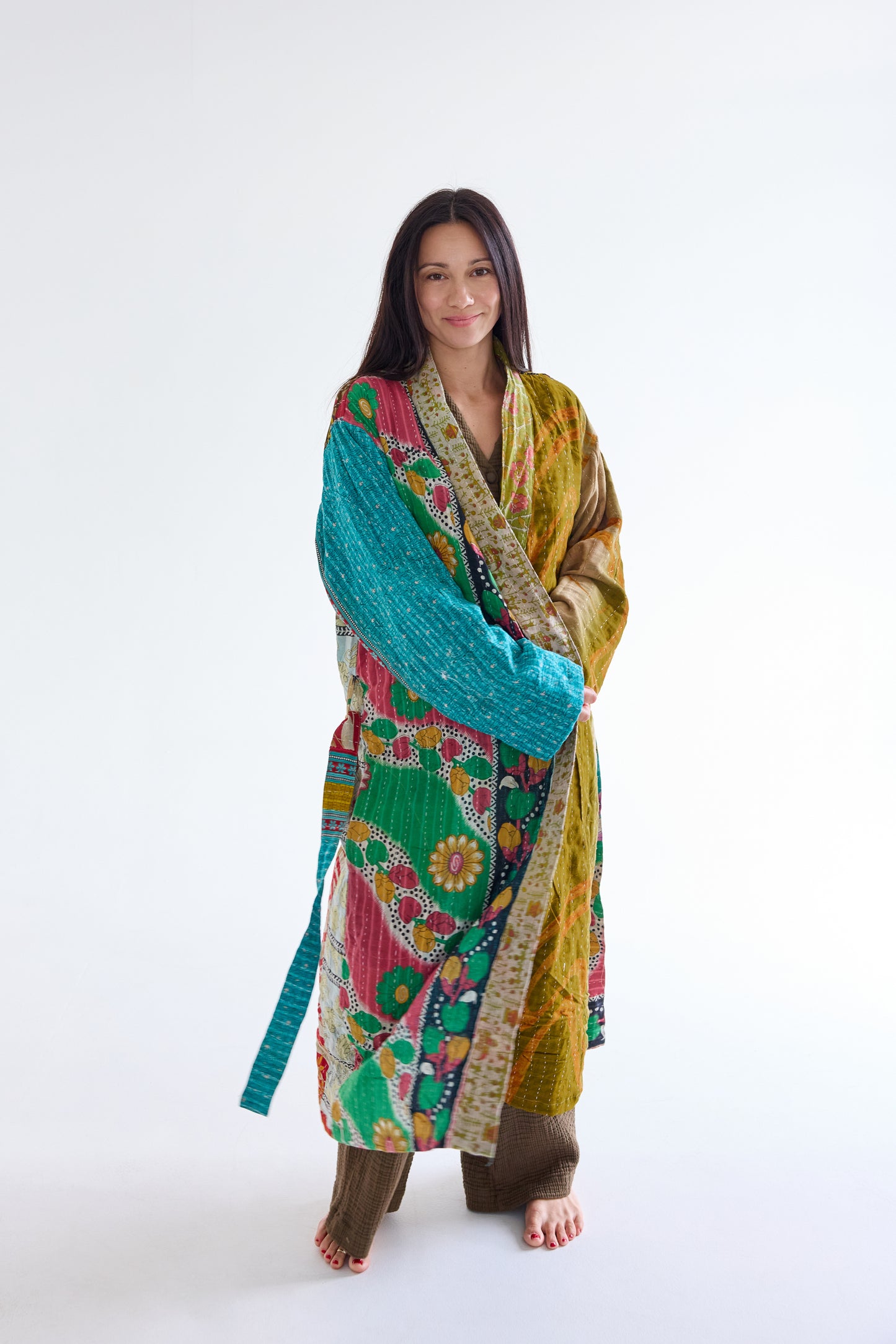 Vintage Kantha Bathrobe