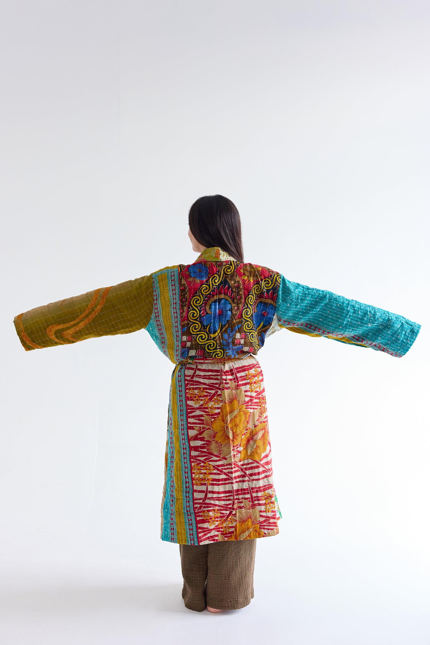Vintage Kantha Bathrobe