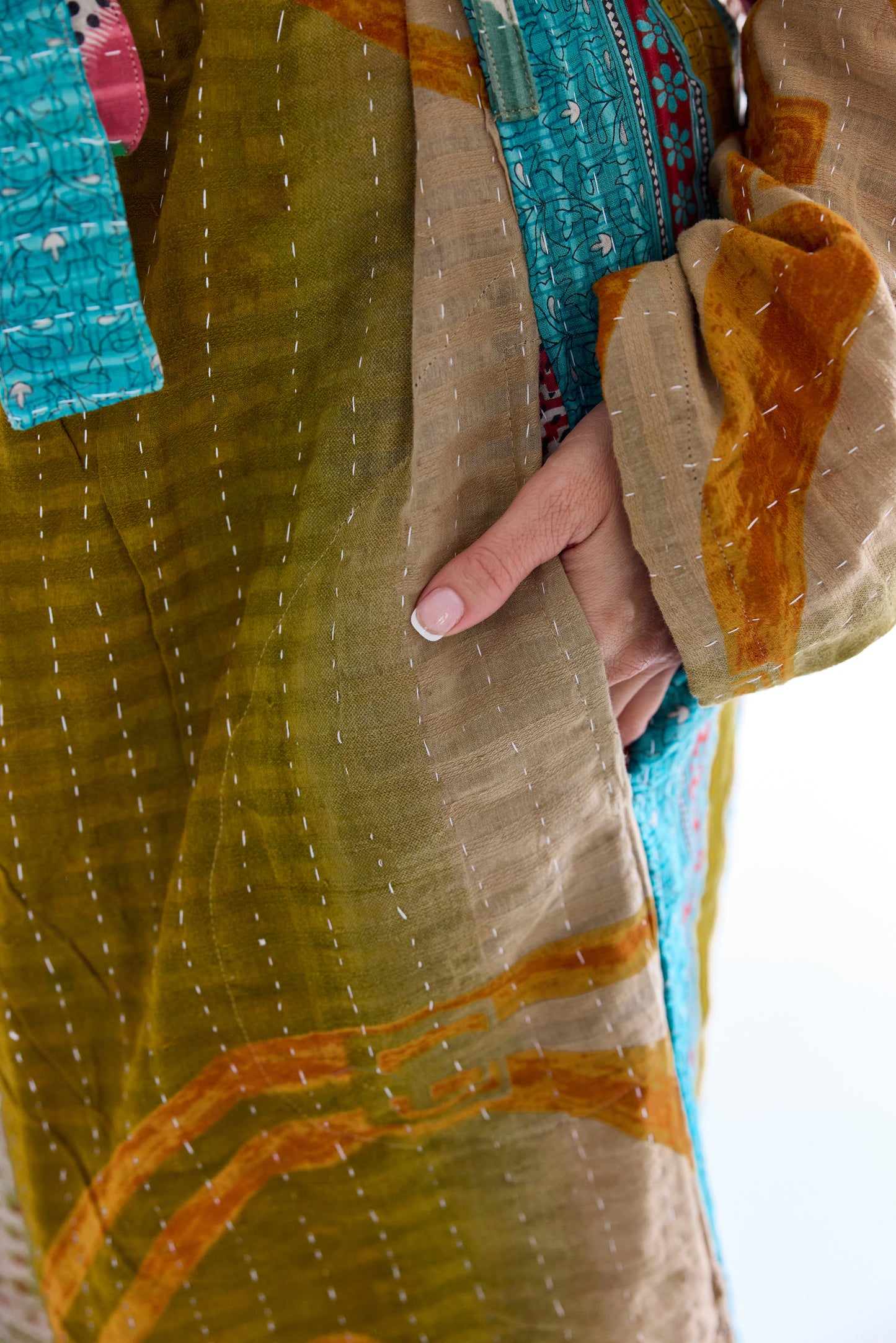 Vintage Kantha Bathrobe