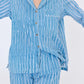 Block Printed Long Sleeve Pajama Set