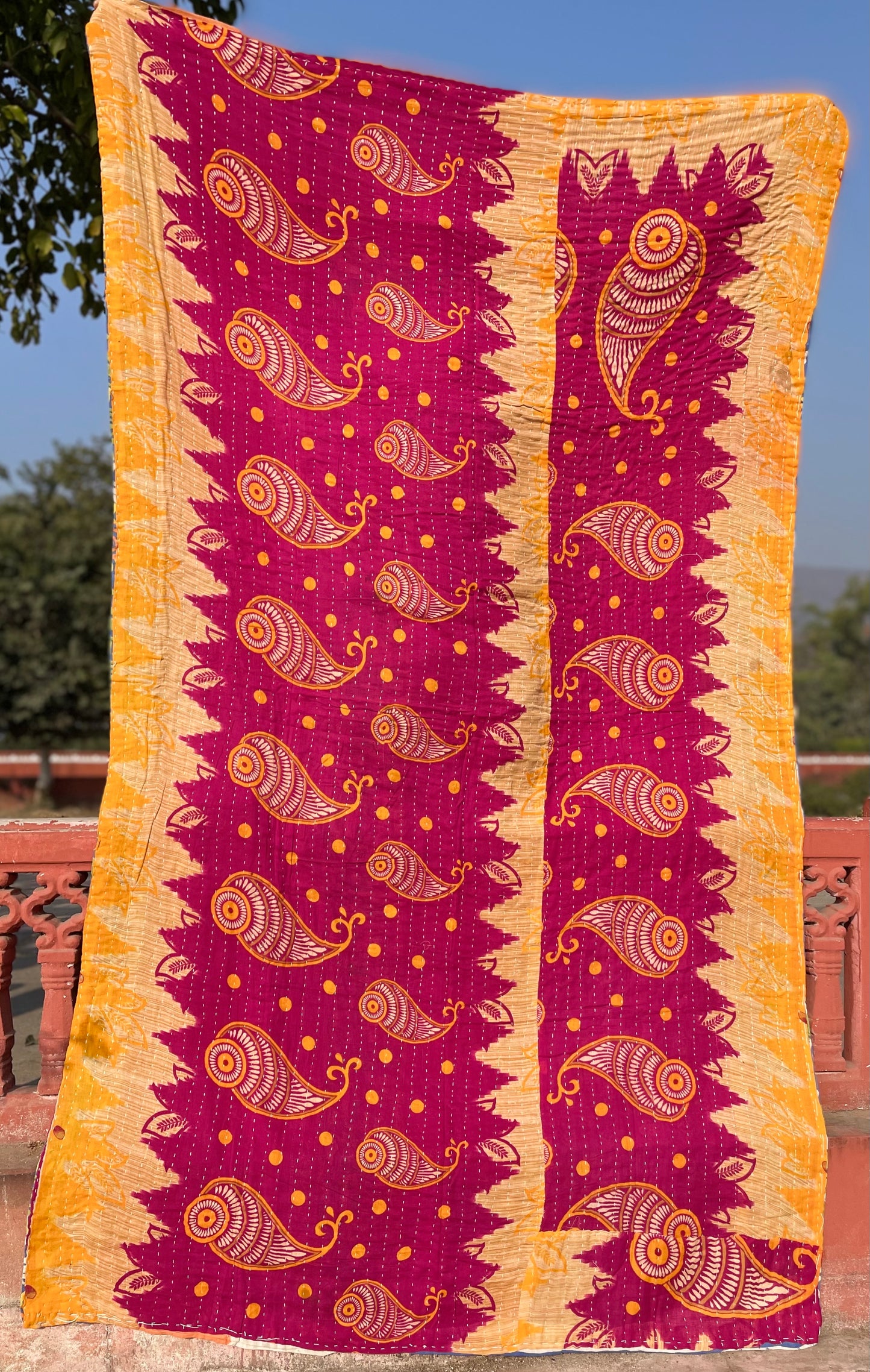 Vintage Kantha Bathrobe