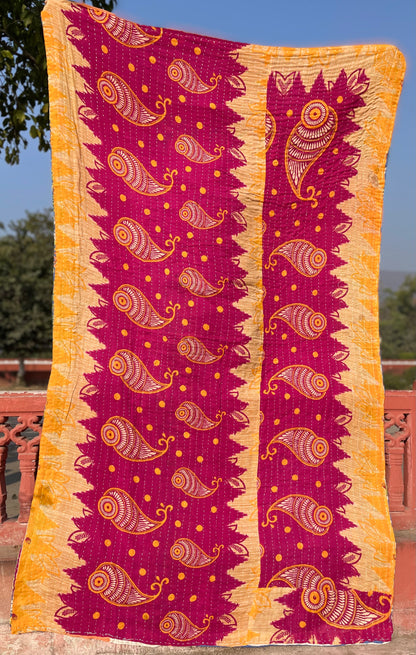 Vintage Kantha Bathrobe