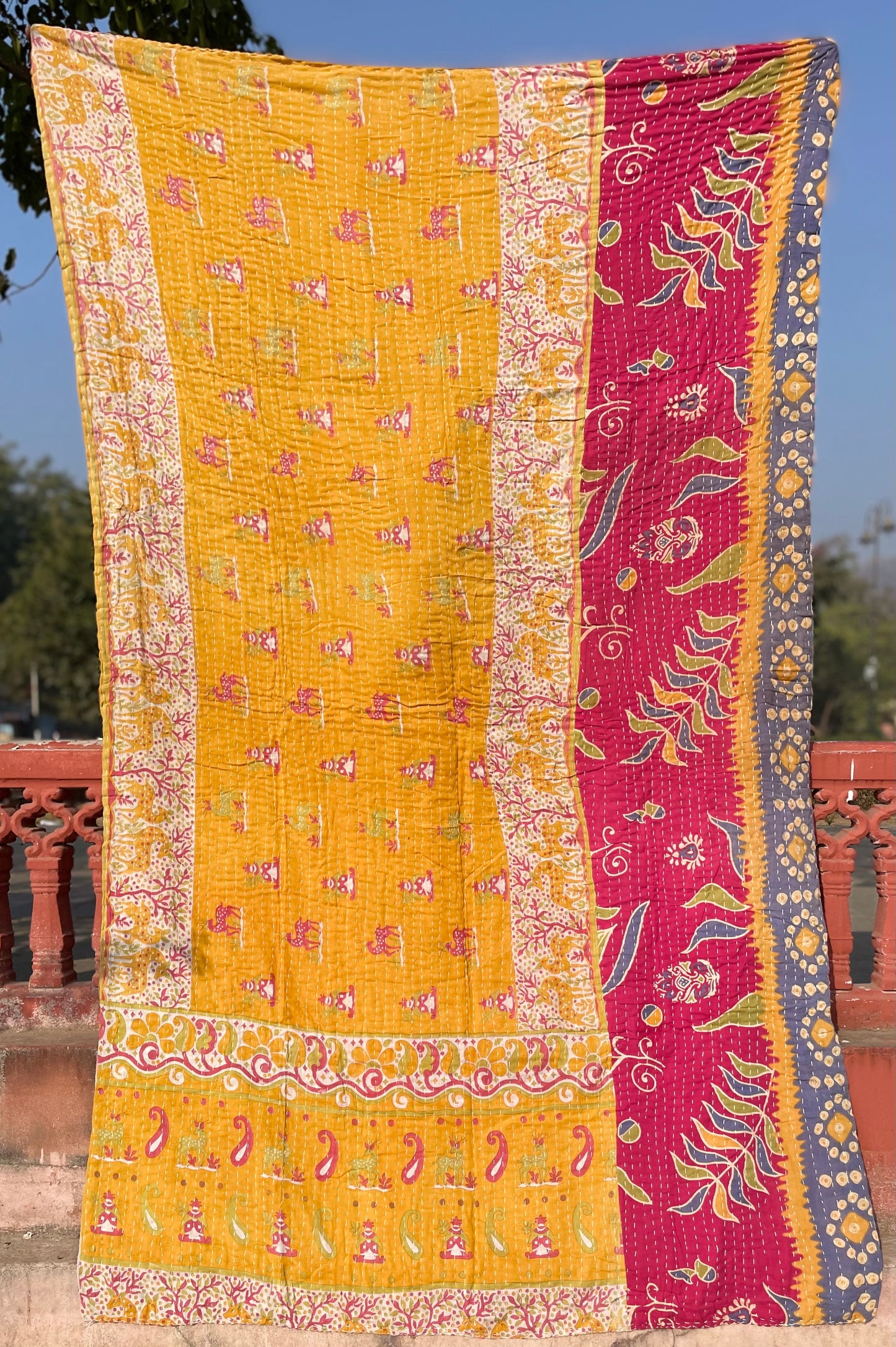 Vintage Kantha Bathrobe