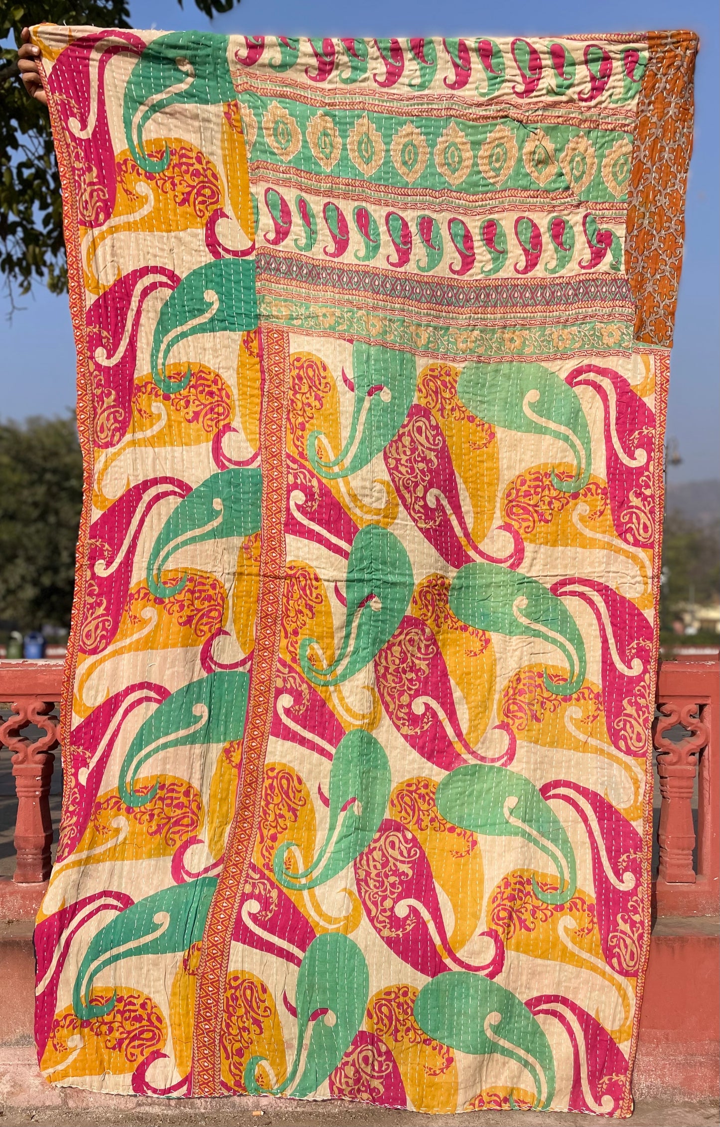 Vintage Kantha Bathrobe