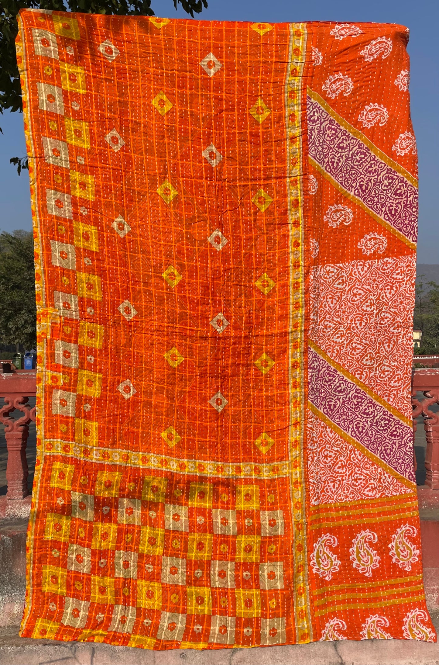Vintage Kantha Bathrobe