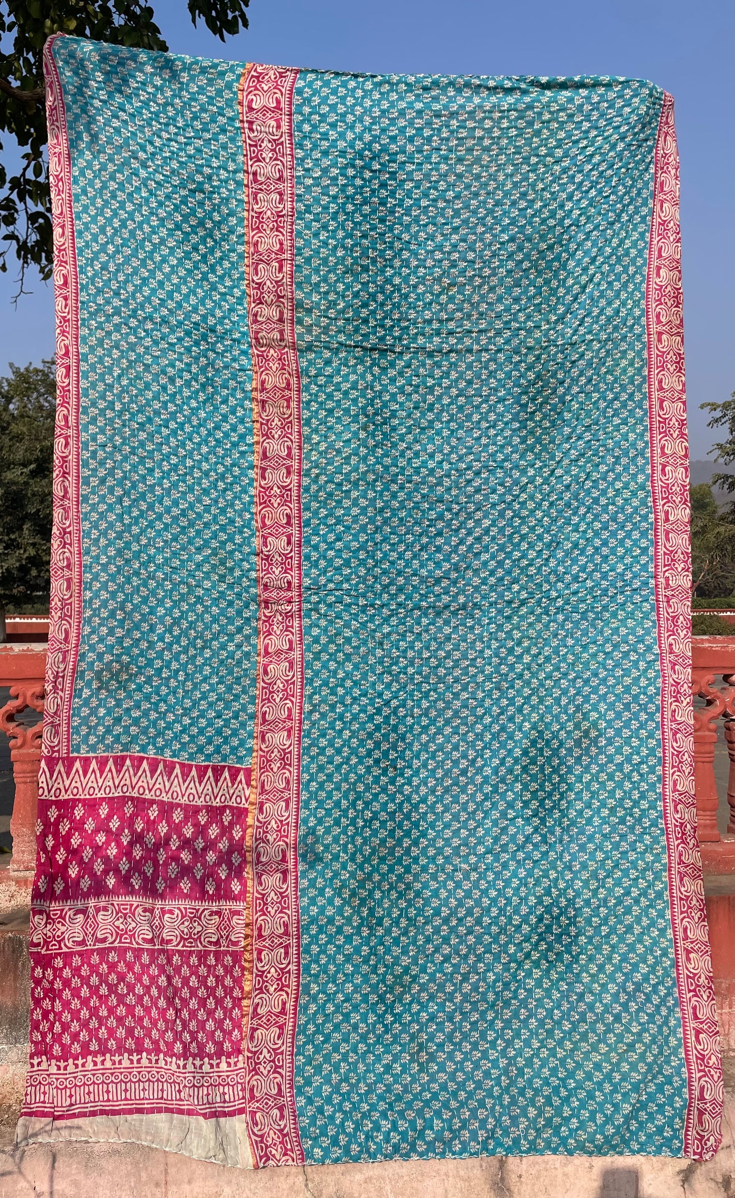 Vintage Kantha Bathrobe