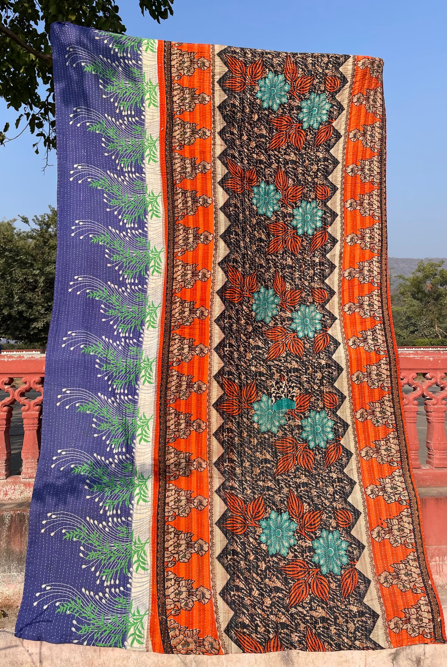 Vintage Kantha Bathrobe