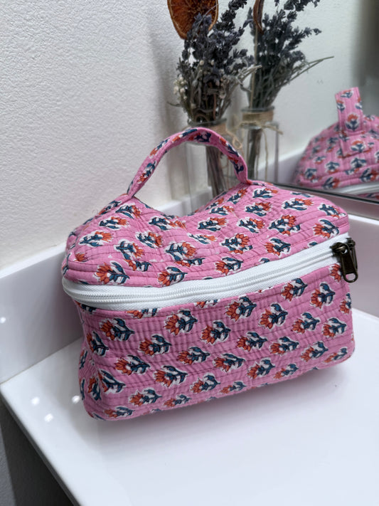 Quilted Makeup Bag Mini