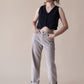 The Minimal Cropped Vest Top - Gauze