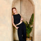 Triple Layer Cotton Gauze Pull-On Pant