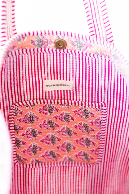 Quilted Tote Bag