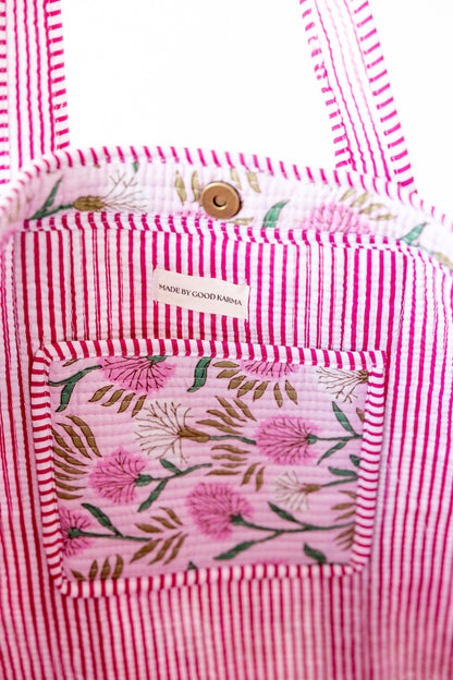 Quilted Tote Bag