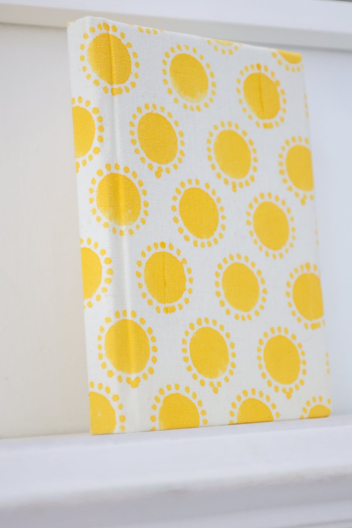 A6 Hardcover Block Print Journals, Recycled Paper