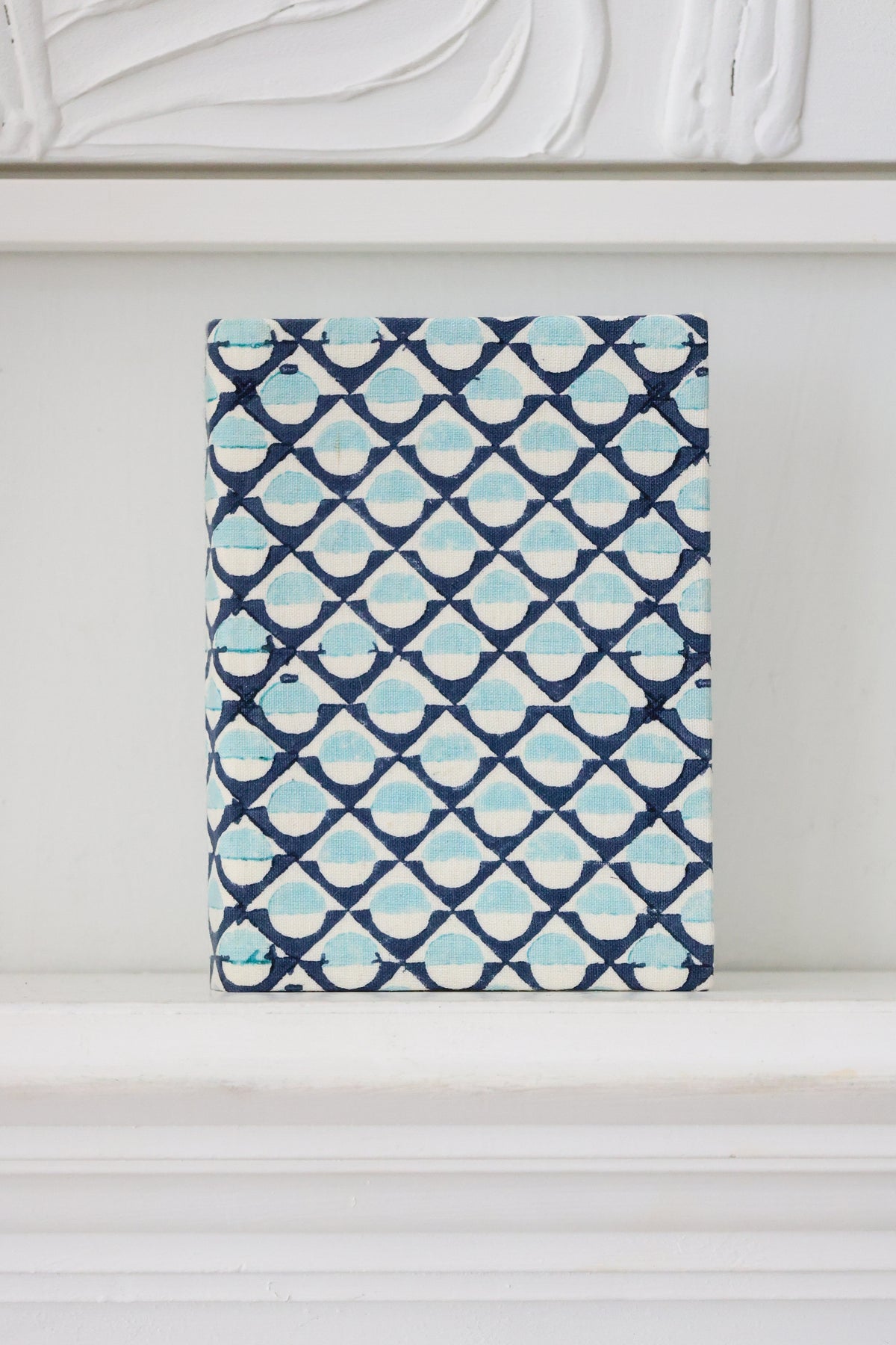 A6 Hardcover Block Print Journals, Recycled Paper