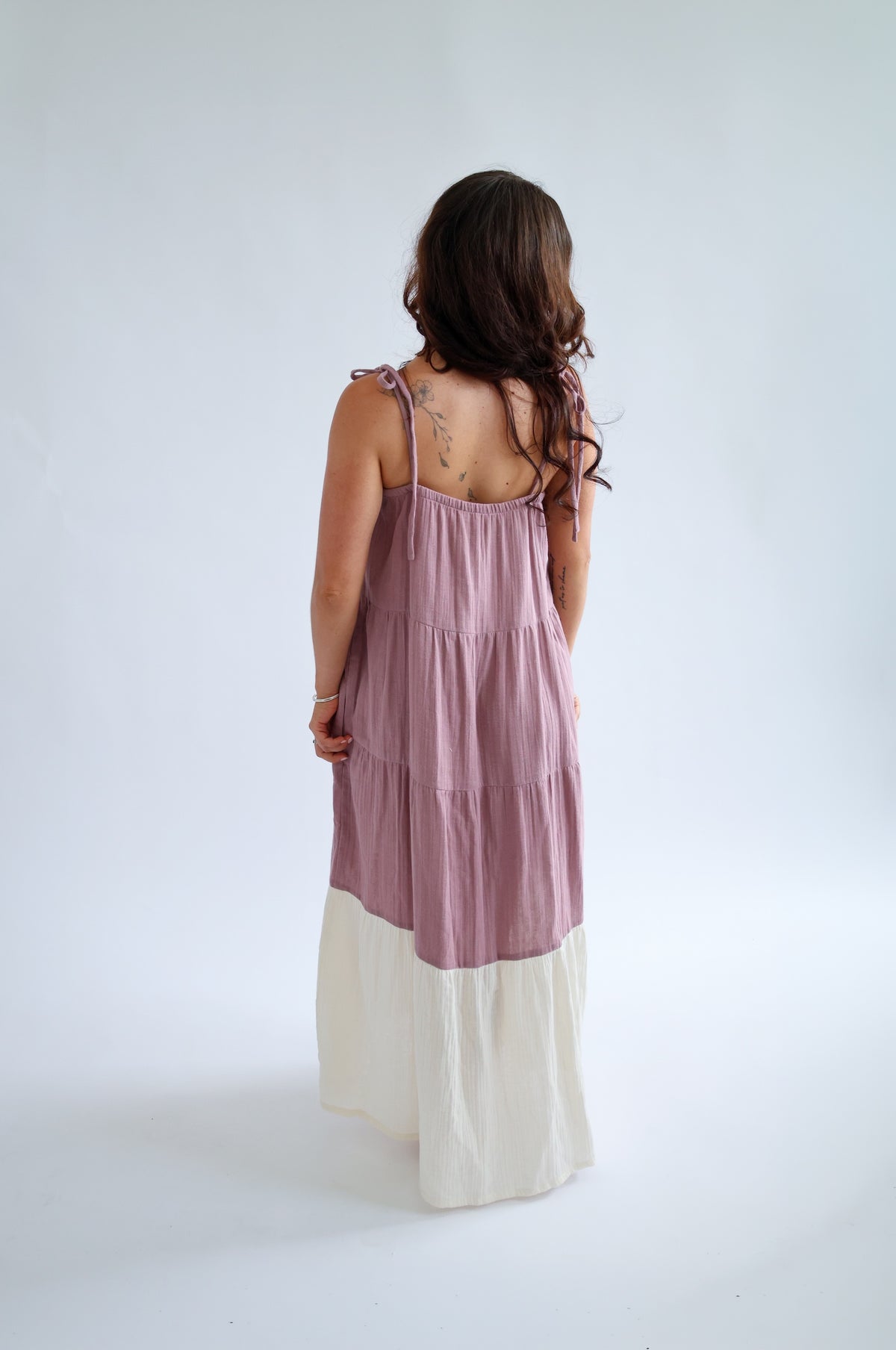 The Pamela - Cotton Gauze Tiered Dress