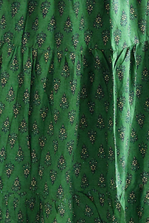 The Haven Block Printed Cotton Skirt