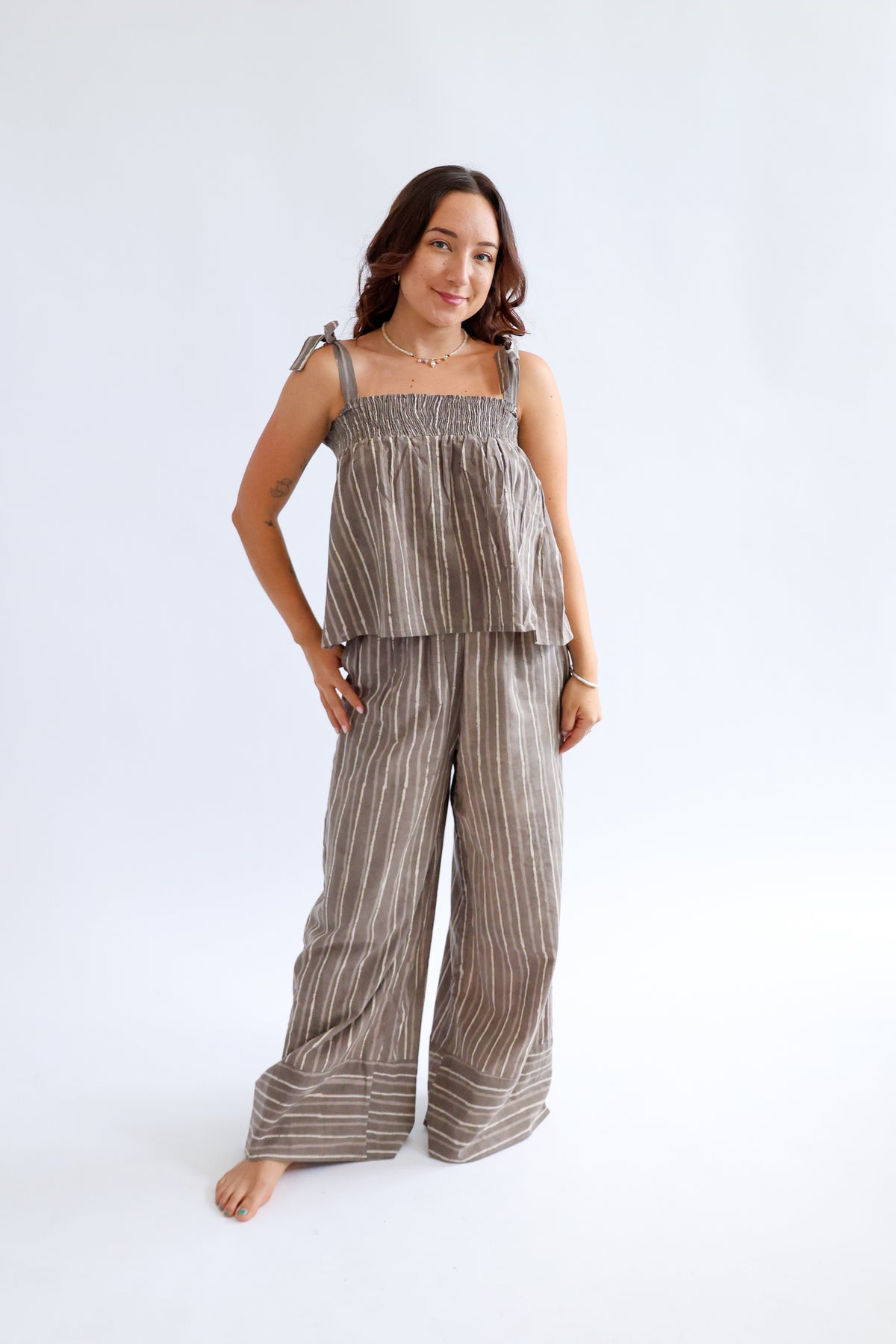 The Paula Cotton Block Printed Pant