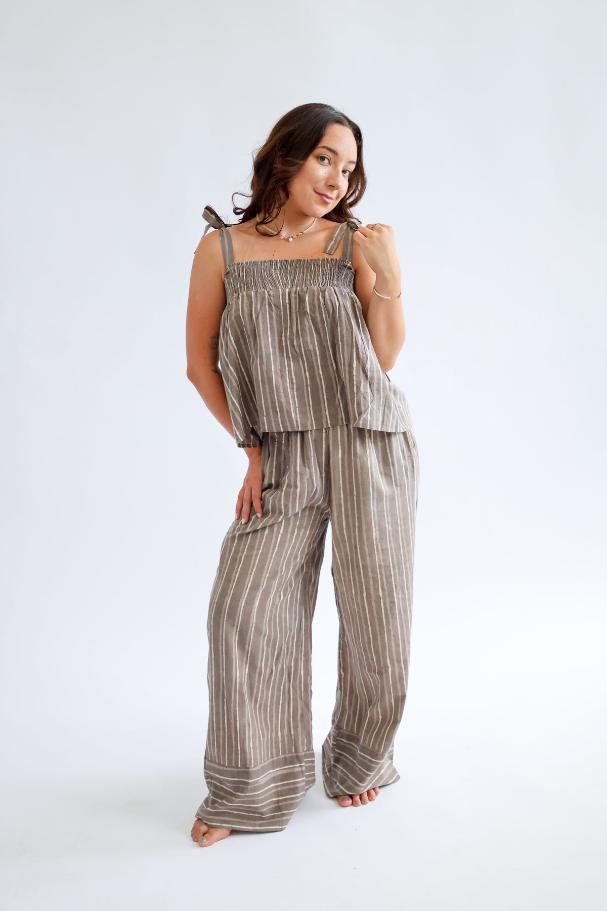 The Paula Cotton Block Printed Pant