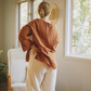 Oversized Tie Front Gauze Kimono