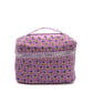 Large Quilted Cotton Toiletry Makeup Bag with Handle