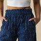 Indigo Stonewashed Gingham Lounge Pants