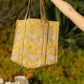 Quilted Cotton Tote Bag 16x16