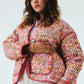 Diamond Quilted Cotton Jacket