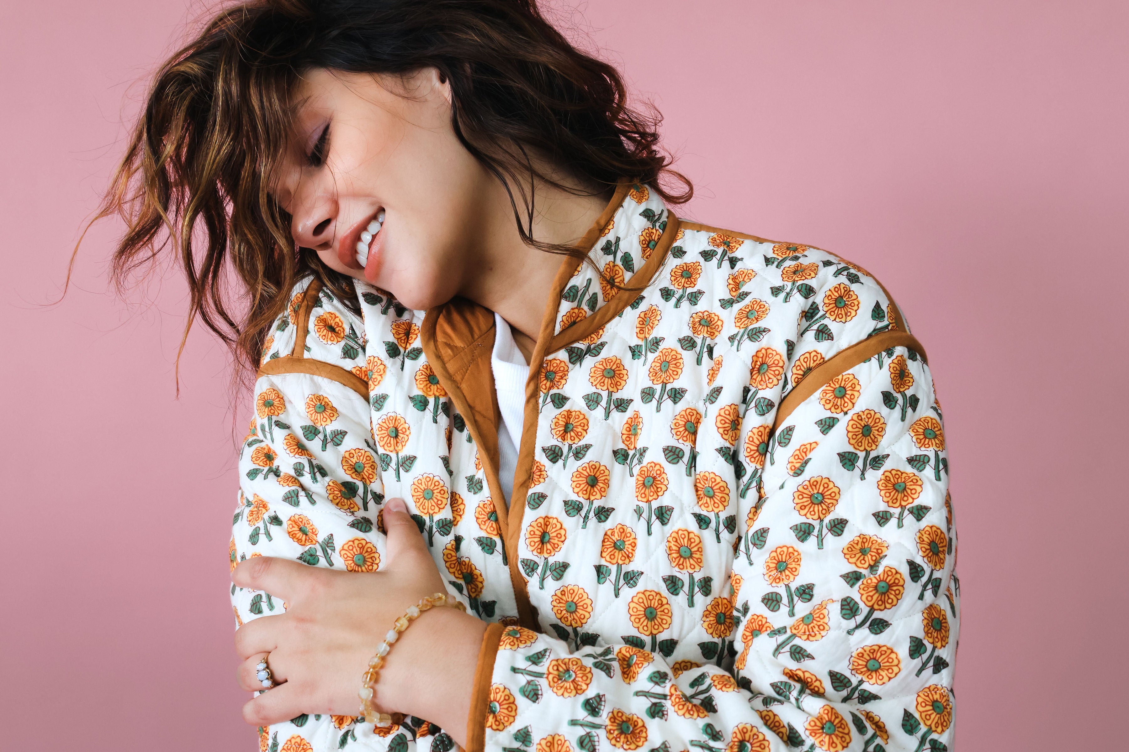 Diamond Quilted Cotton Jacket – Good Karma