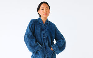 Indigo Cotton Kimono