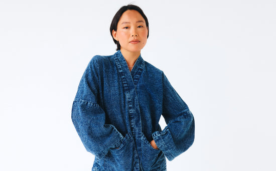 Indigo Denim Kimono