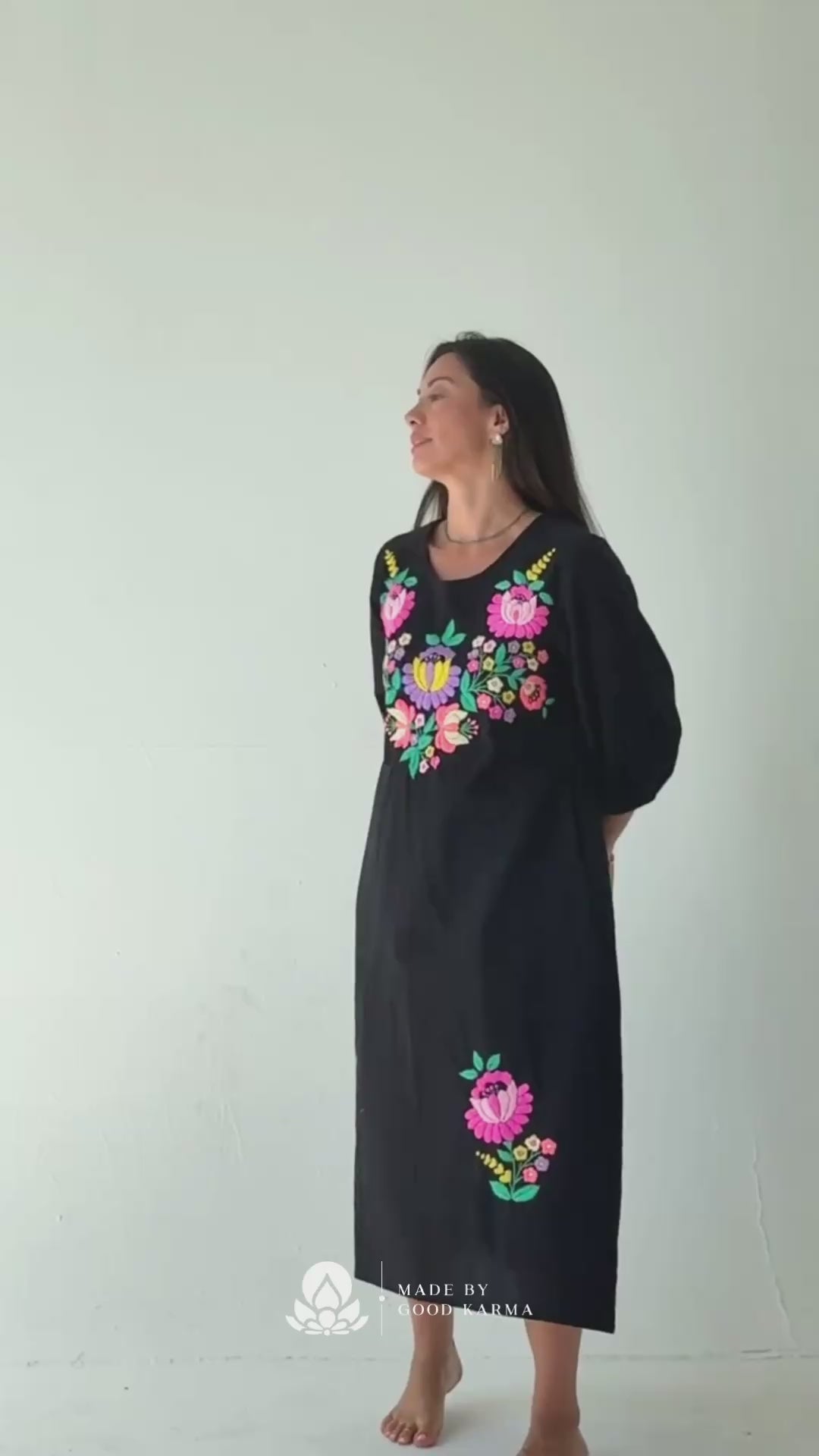 Wildflower Hand Embroidered Dress