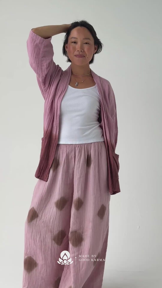 Tie Dye Gauze Kimono