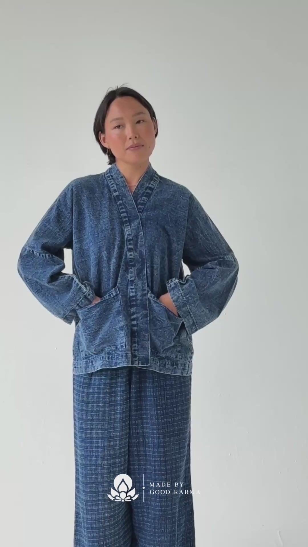 Indigo Cotton Kimono