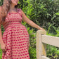 The Tia - Ruffle Strap Tiered Dress